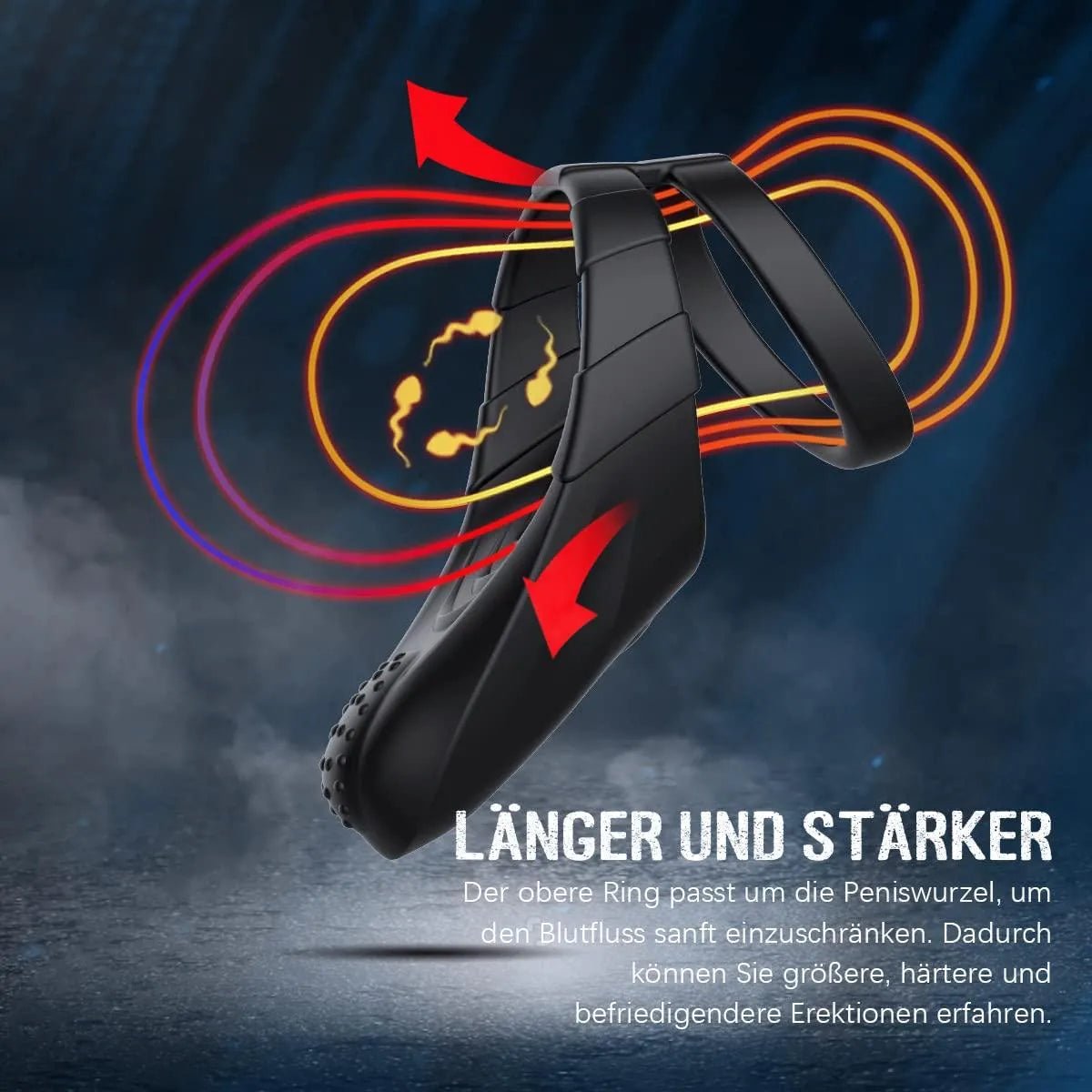 Doppel Penisring Bold Mit 10 Vibration - 4