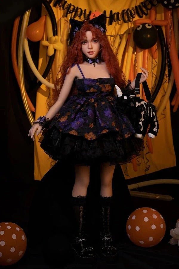 Mini Sexpuppe mit Halloween-Cosplay