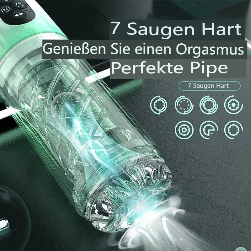 Beste grüne elektrische Masturbator für Männer, Saugkraft Rotation - 2