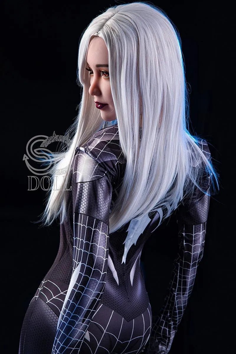 Sexpuppe im Spider - Man - Kostüm Lovedoll 163cm Kitty - 3