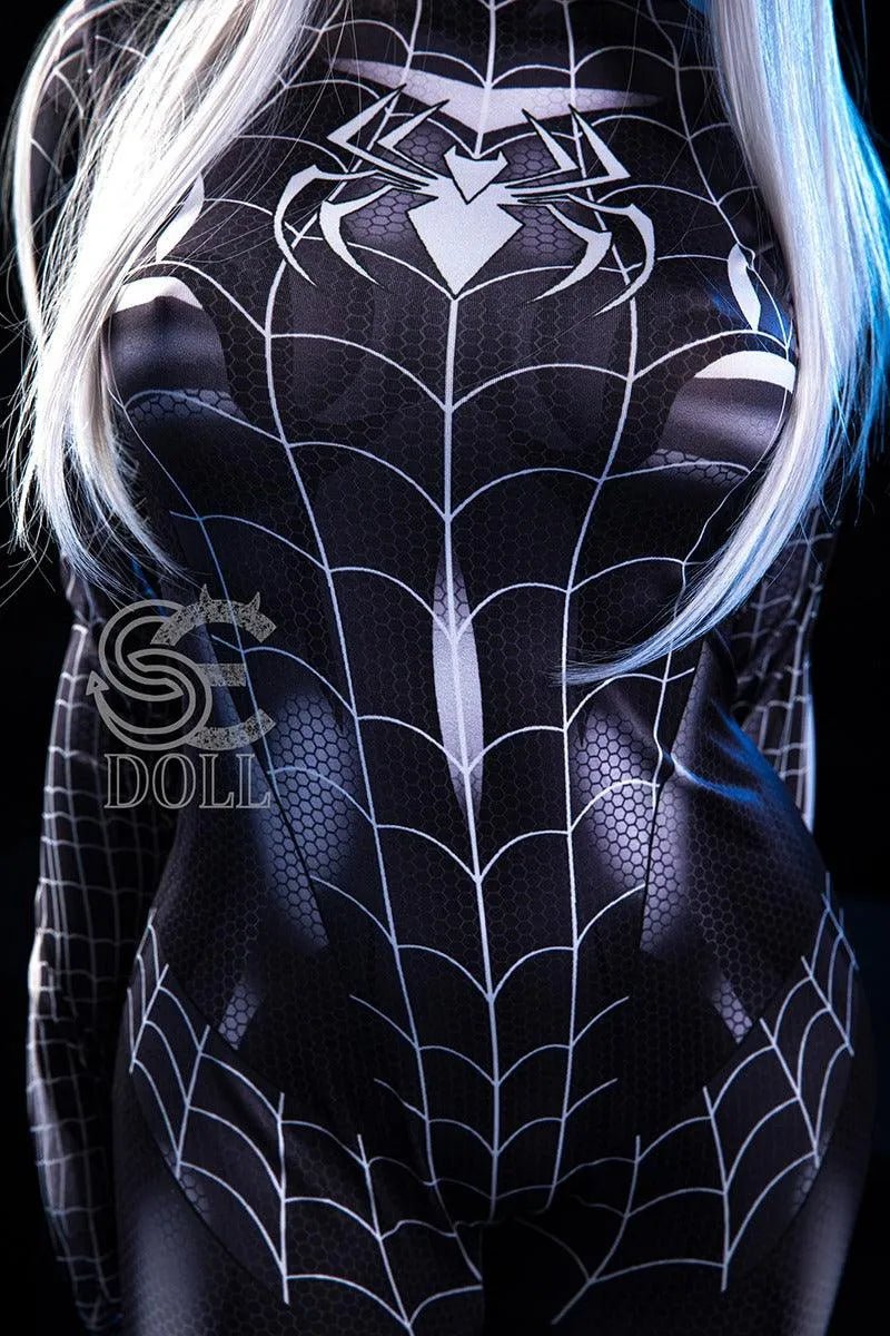 Sexpuppe im Spider - Man - Kostüm Lovedoll 163cm Kitty - 13