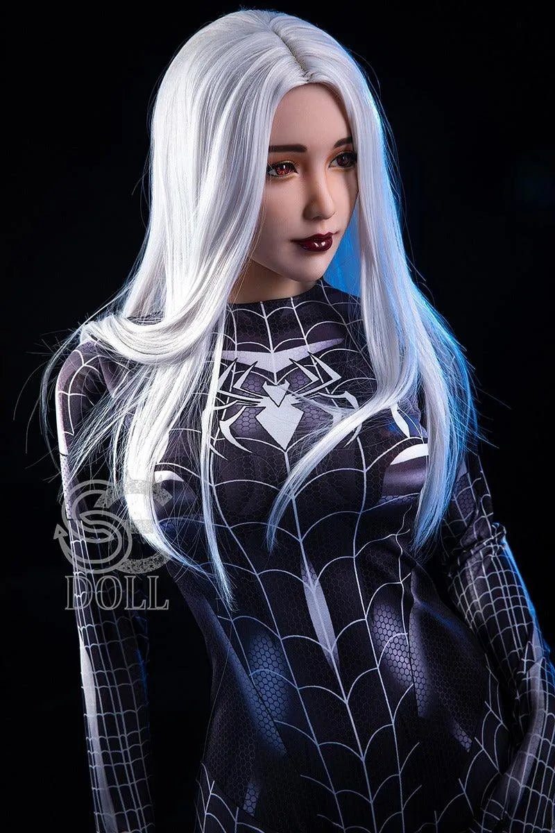 Sexpuppe im Spider - Man - Kostüm Lovedoll 163cm Kitty - 1