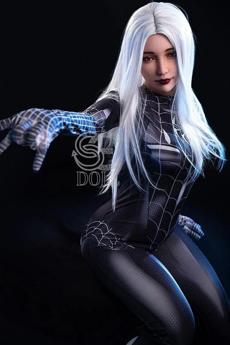 Sexpuppe im Spider - Man - Kostüm Lovedoll 163cm Kitty - 5