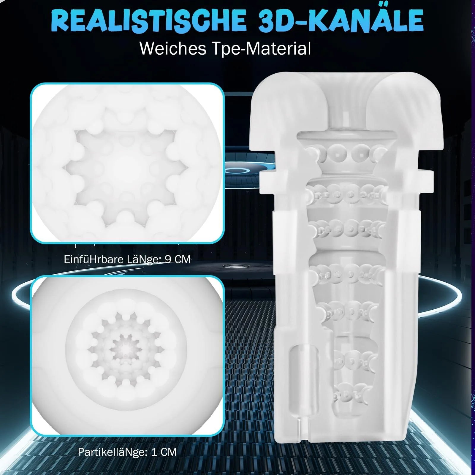 Masturbieren für Männer mit Vibration und Saugmodi - 3