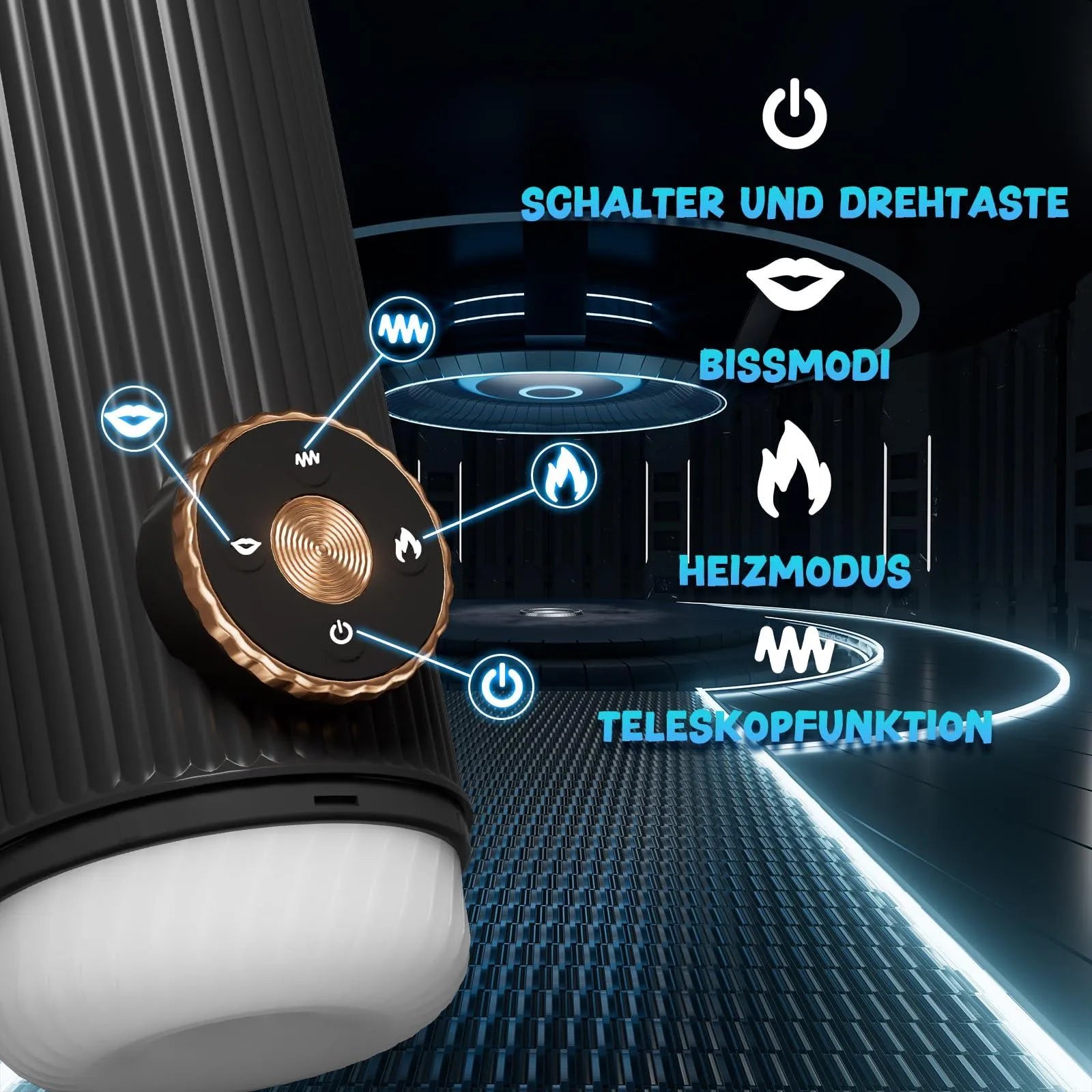 Masturbieren für Männer mit Vibration und Saugmodi - 5