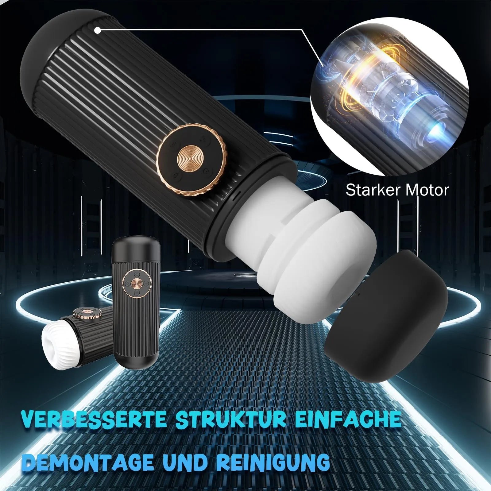 Masturbieren für Männer mit Vibration und Saugmodi - 7