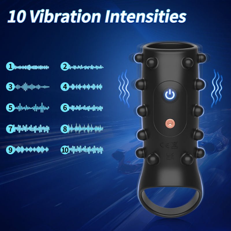 Cockring mit 10 Vibrationsmodi für intensive Stimulation