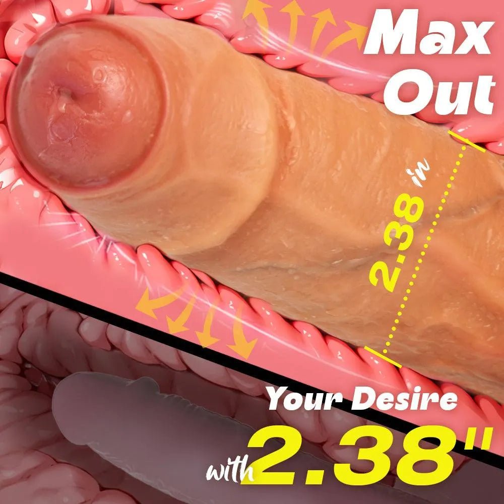 Ultra - Realistischer Dildo mit Vorhaut 25, 4cm Analdildo - 8