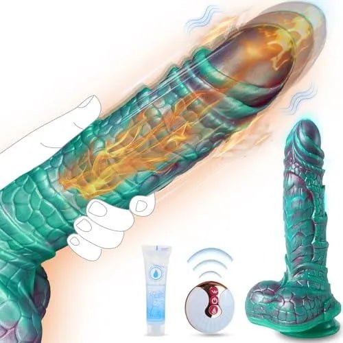 Gesamtansicht des Anal Fantasy Dildo – zeigt das einzigartige Drachen-Design mit geschuppten Strukturen.