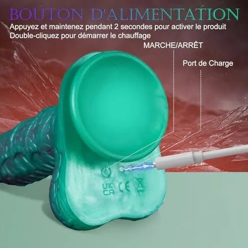 Magnetischer Ladeanschluss des Anal Fantasy Dildo – sicher, bequem und einfach zu bedienen.