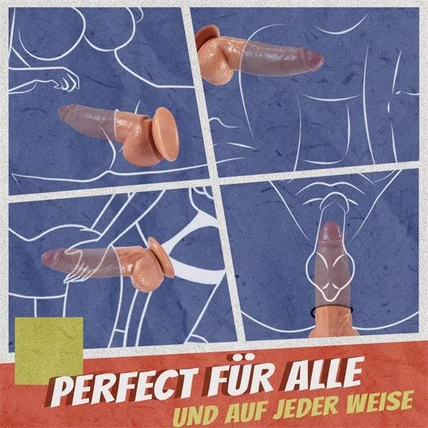 Realistischer Dildo XL Analdildo Penis Plug 22×5.2cm - 6