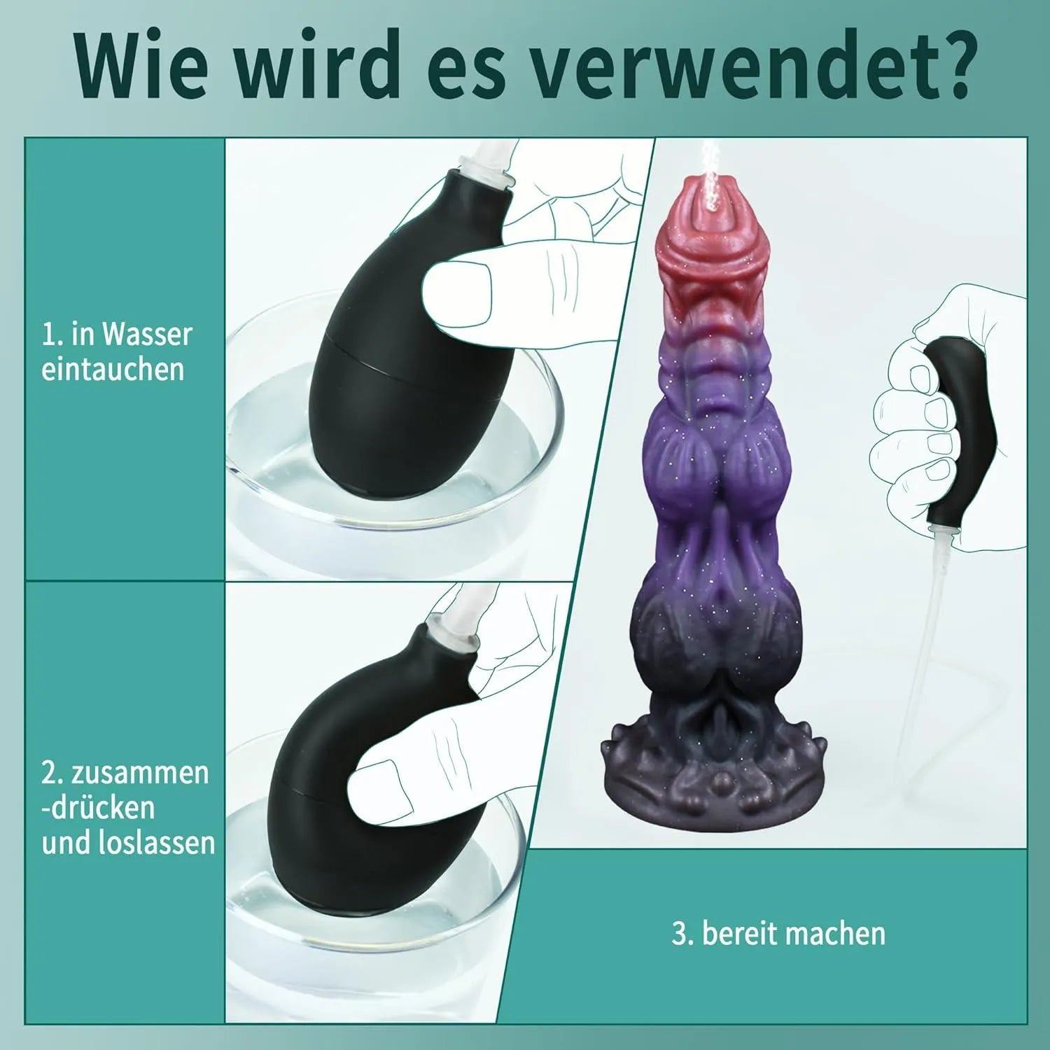 bad dragon dildo mit spritzfunktion