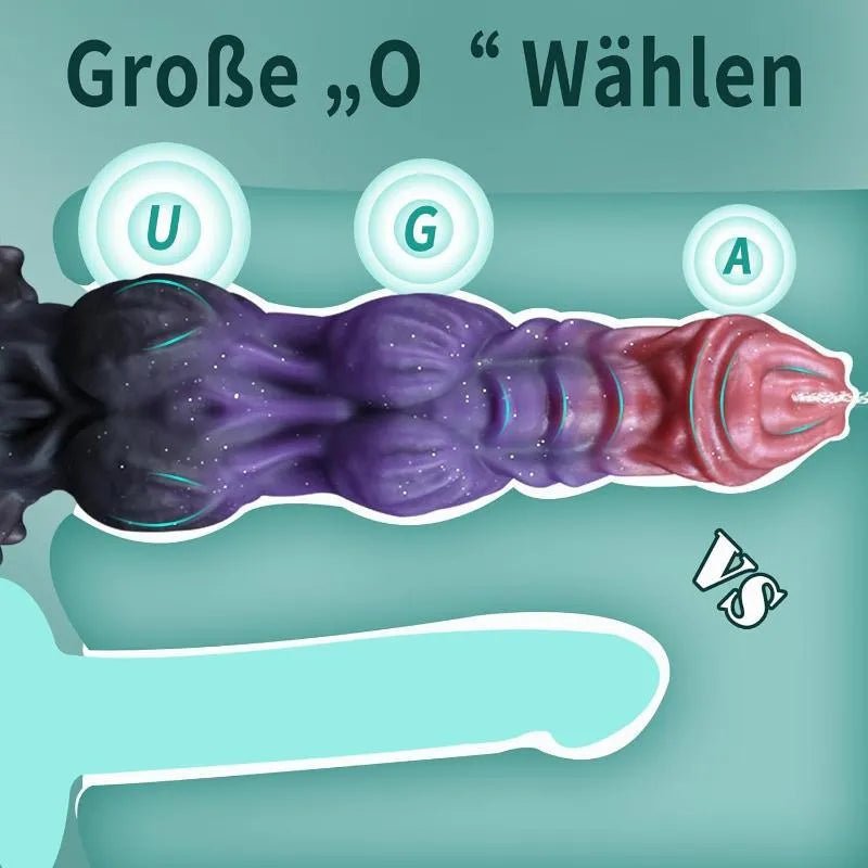 dragon anal dildo mit spritzfunktion