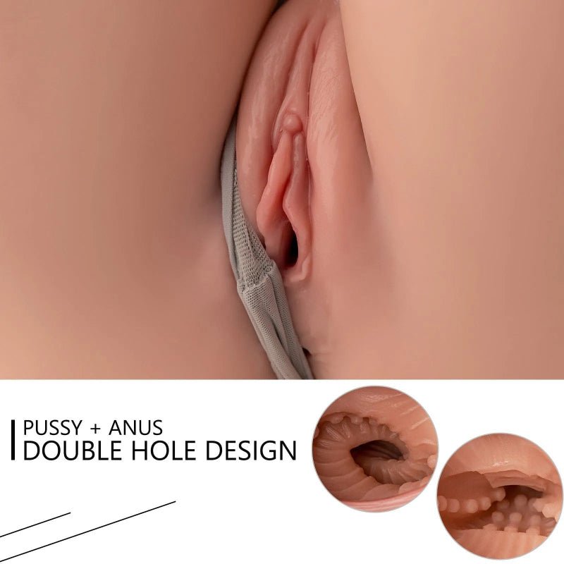 Nahaufnahme der Vagina – zeigt die detailreiche, saftige Struktur für ein authentisches Erlebnis.