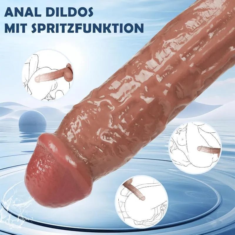 gay dildo realistischer Spritzdildo Analdildo mit spritzfunktion