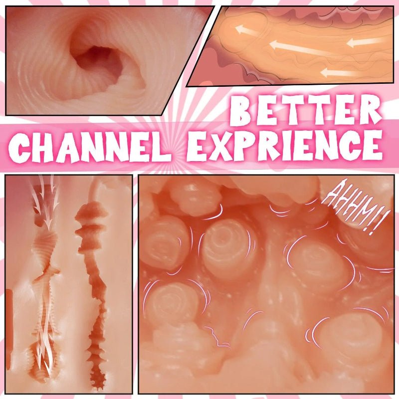 Detaillierte Ansicht der Öffnungen – realistische Texturen für ein intensives Erlebnis.