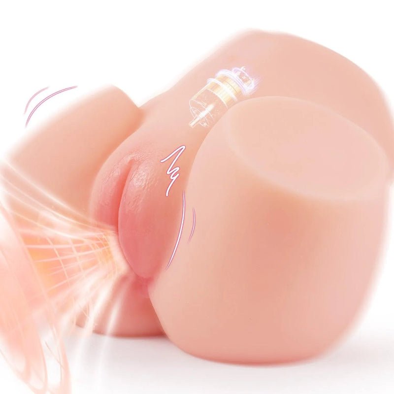 Vollständige Seitenansicht des Grace Masturbators – zeigt die gesamte Form und Proportionen.