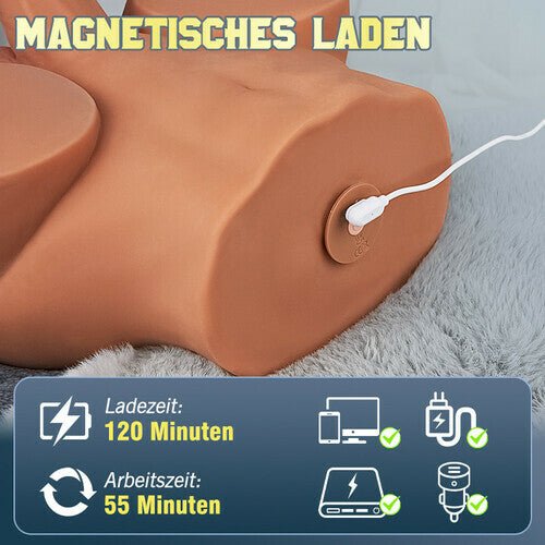 Nahaufnahme des magnetischen Ladekabels – einfache und praktische Ladefunktion