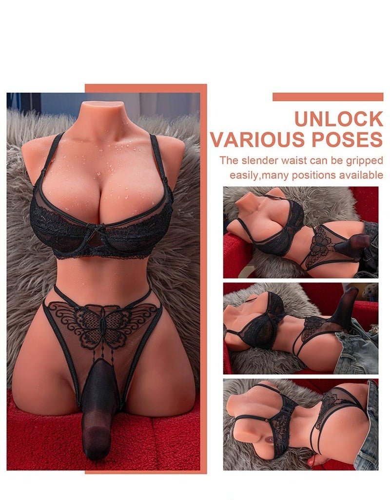 Futanari Hentai Sex Torso für verschiedene Sexstellungen