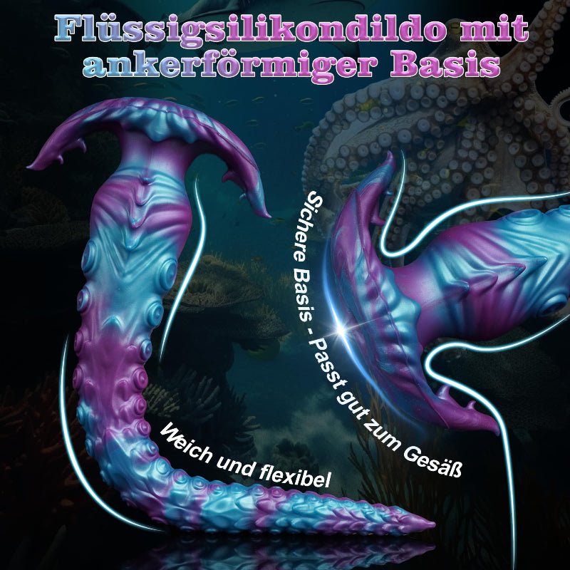 Tentakel-Dildo mit großem Durchmesser für intensive Stimulation