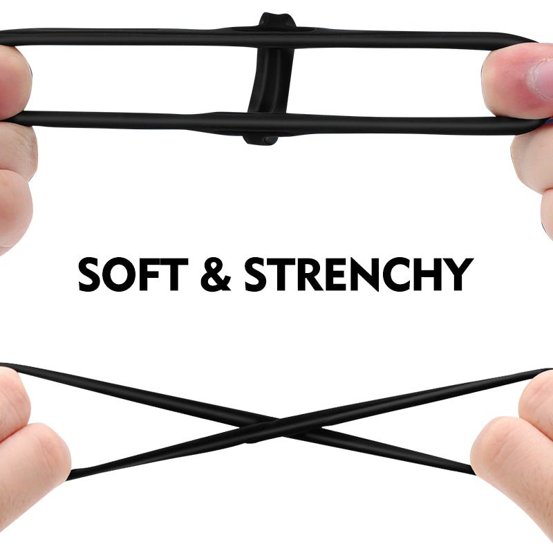 Hautfreundliches, weiches und dehnbares Silikonmaterial für maximalen Komfort.