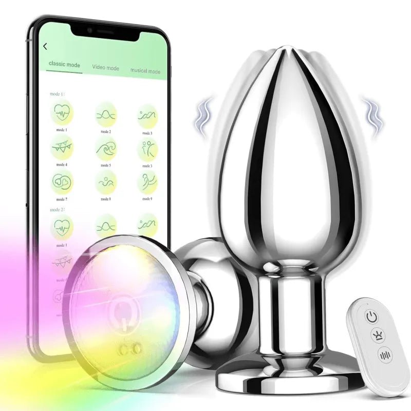Vibrierenden plug anal mit 9 vibrationsmodi Ailber - 1