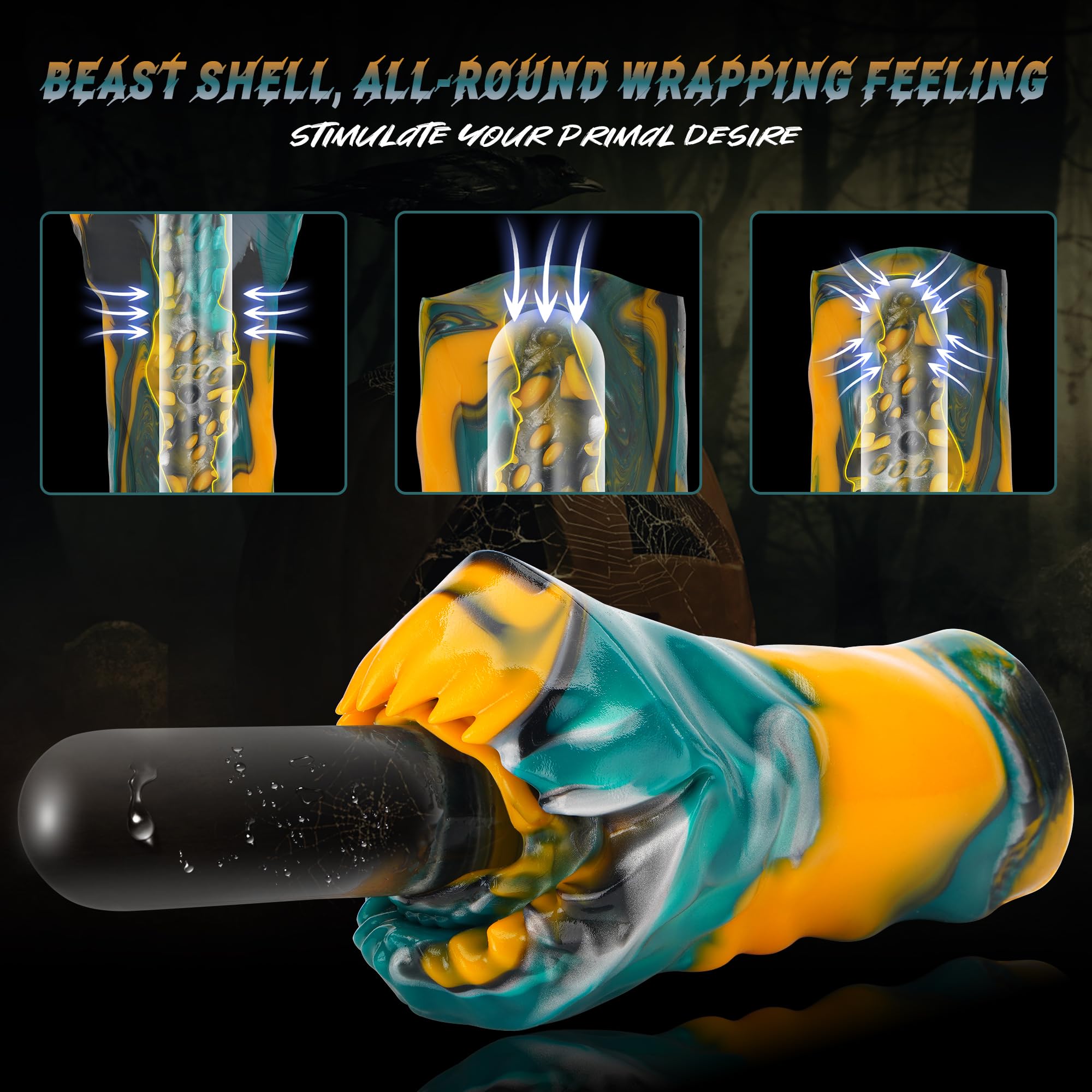 Monstermäßig Taschenmuschi Silikon - Masturbator - 4