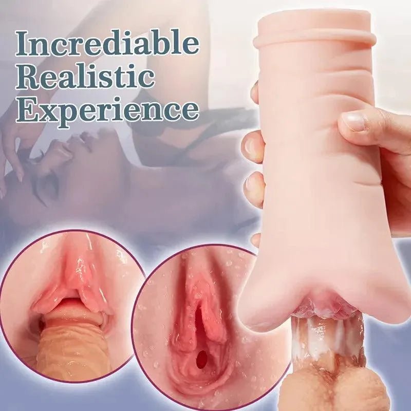 Nahaufnahme des Vaginalkanals mit sanften Muskelringen und naturgetreuen Details für ein realistisches Gefühl