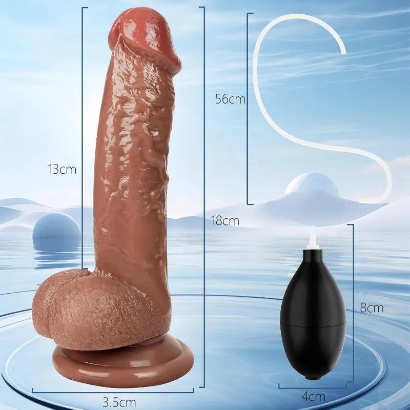 realistischer_Spritzdildo_Analdildo mit spritzfunktion