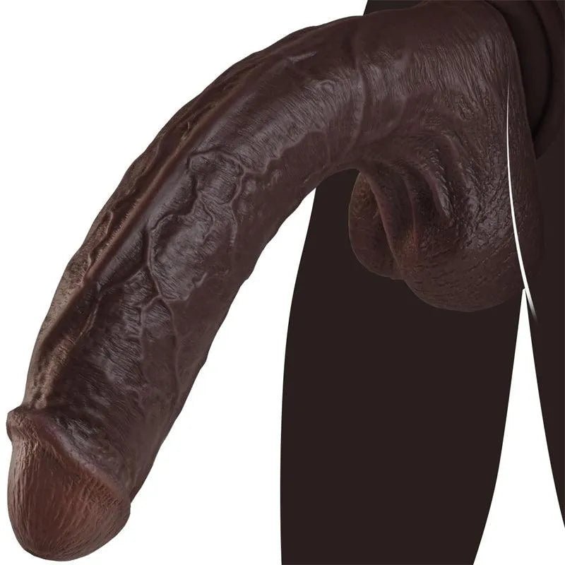 Seitenansicht des Dildos – zeigt die elegante Form und Proportionen.