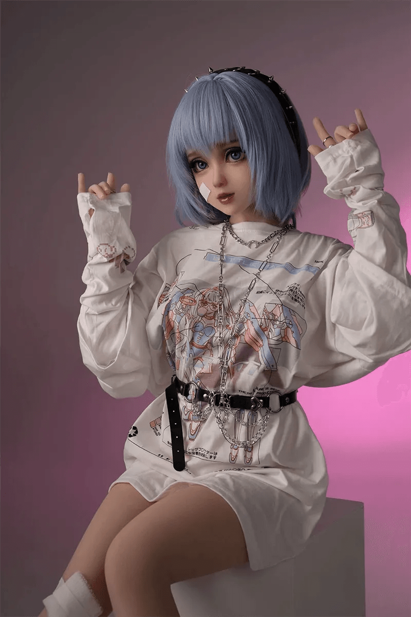 Japanische Minipuppe Hanaé mit Silikonkopf 130cm - 3