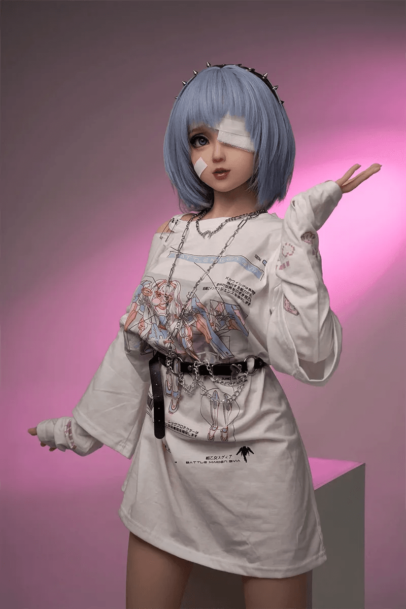 Japanische Minipuppe Hanaé mit Silikonkopf 130cm - 14