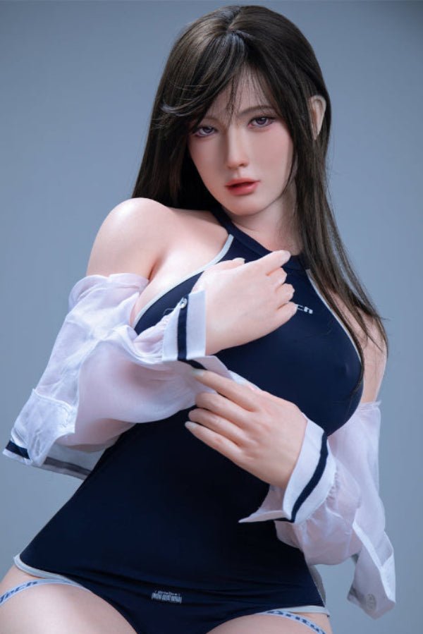 Puppe mit schlankem Hals