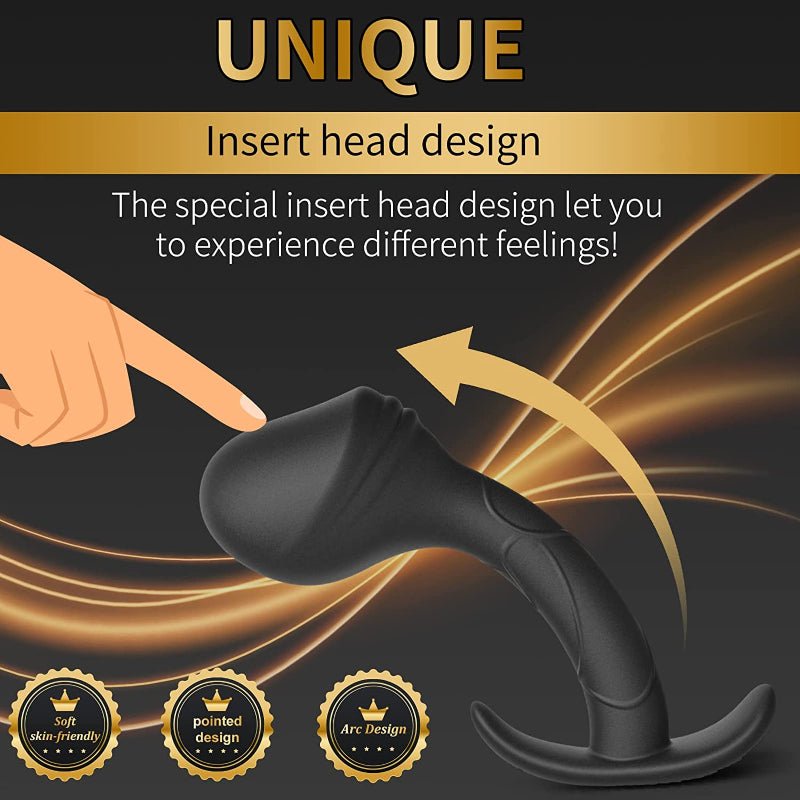 Prostata Analplug mit ergonomischer Krümmung