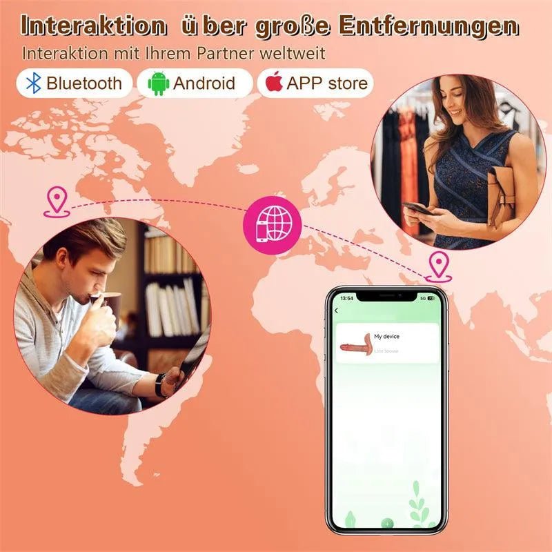 Innovativer 2 - in - 1 Dildo für intensive und realistische Empfindungen - Gode vendouse - 6