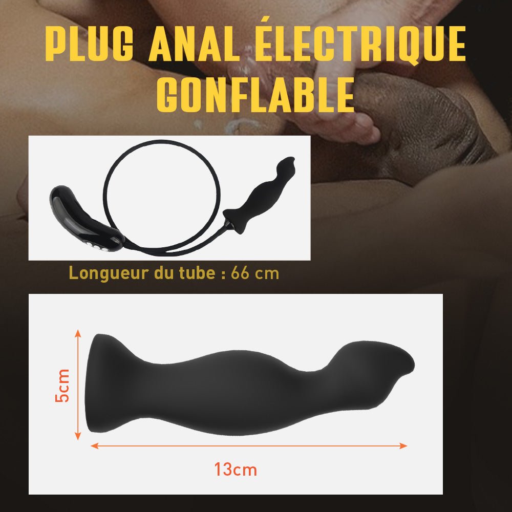 Elektrischer aufblasbarer Analplug - Florian