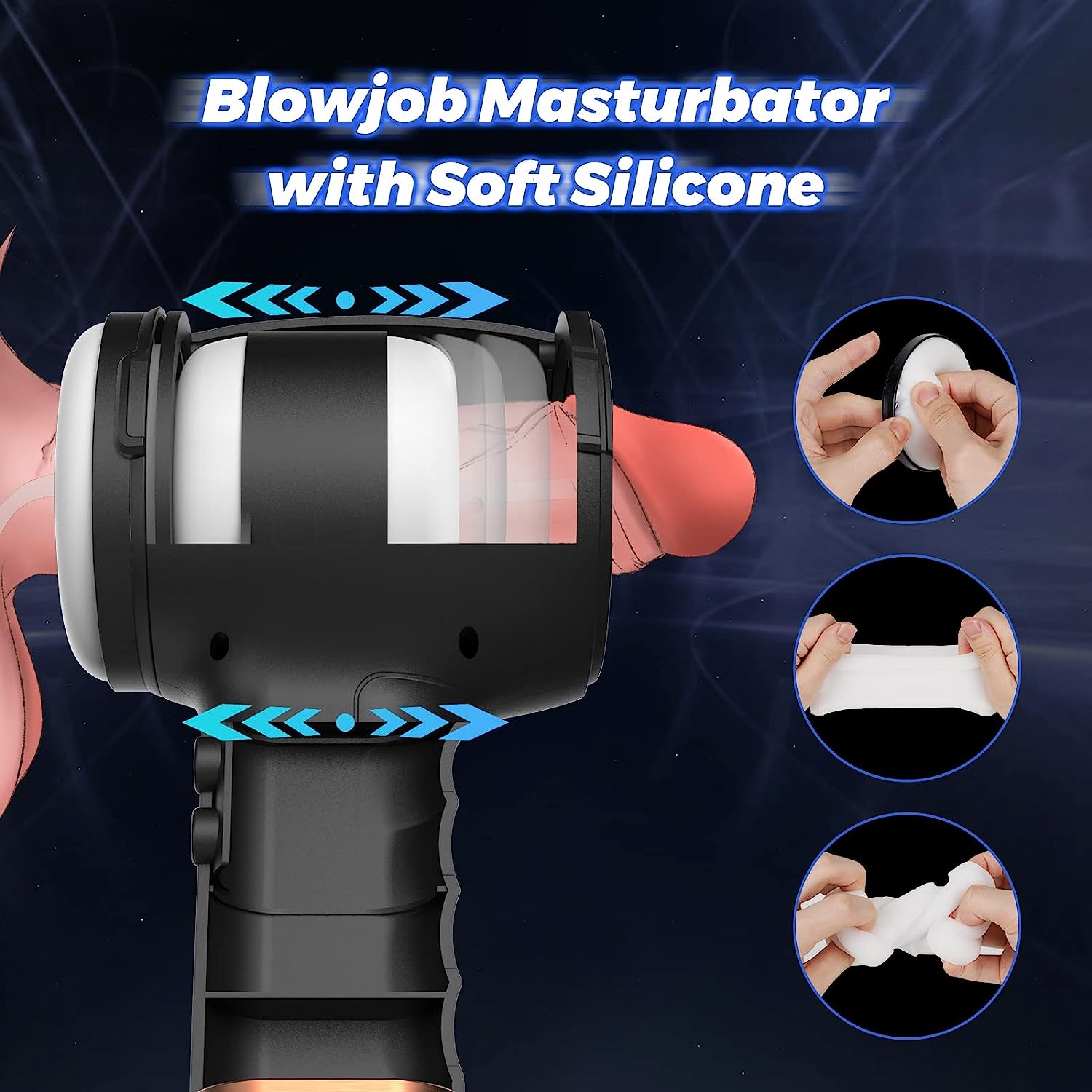 Masturbateur sexuel va-et-vient Design Innovante