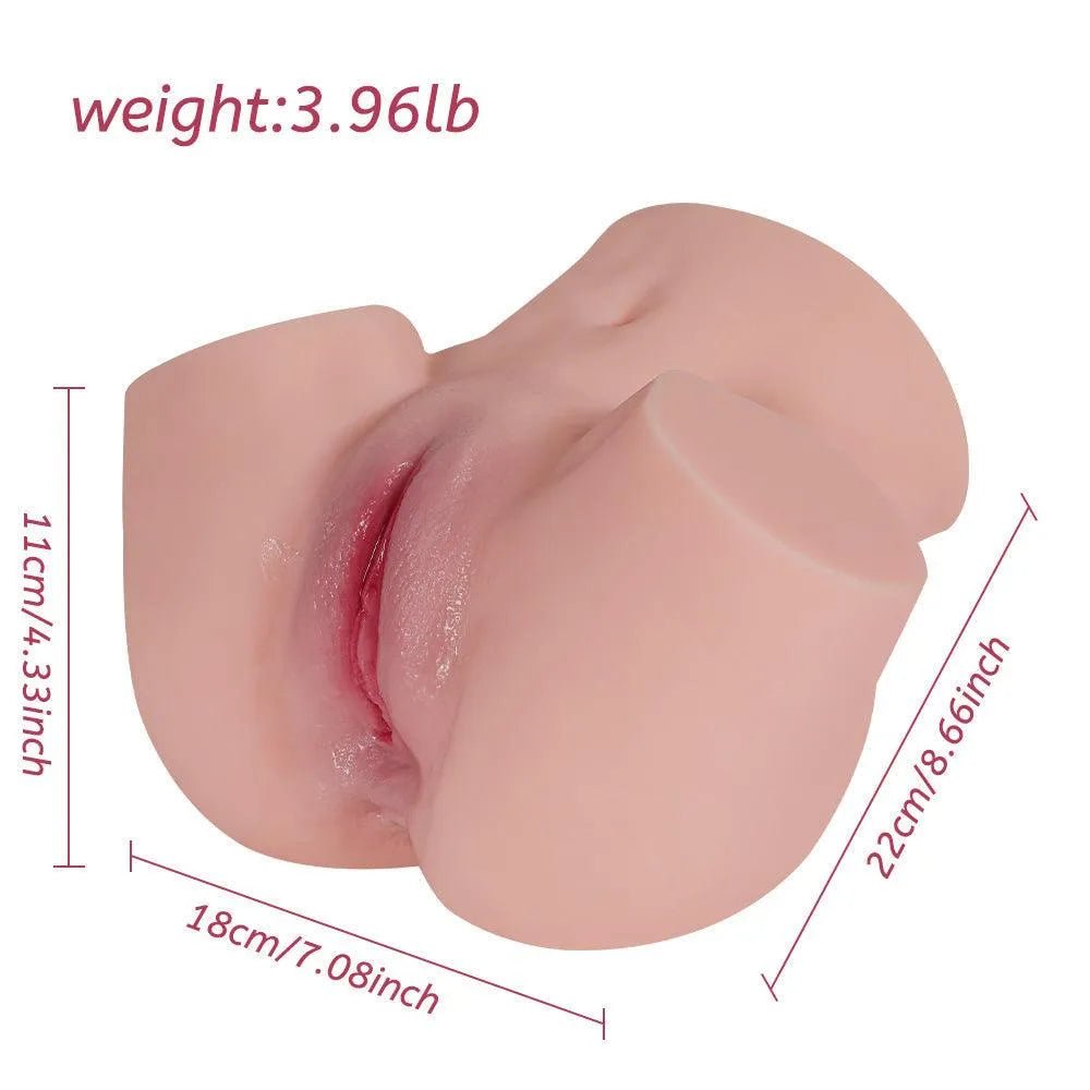 Realistischer Gesäß-Masturbator - Yasha 1,8KG mit Vagina und Anus