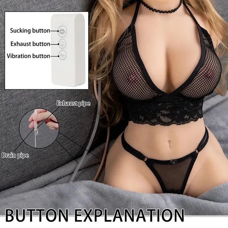 Merida 2 - Realistische Masturbator mit Saug und Vibration - 7kg