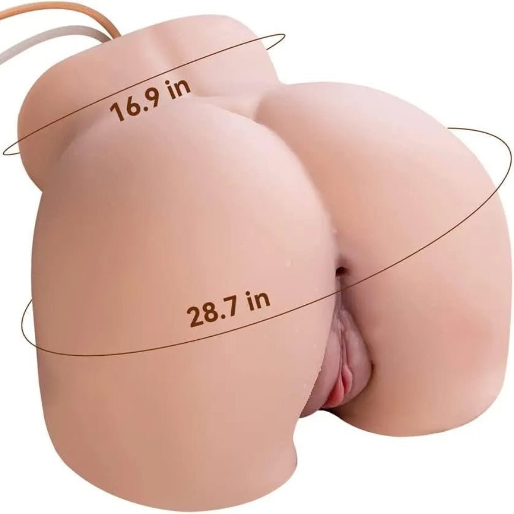 Zeigt das Gewicht des Lona Masturbators (5,4 kg), ideal für ein realistisches Gefühl.