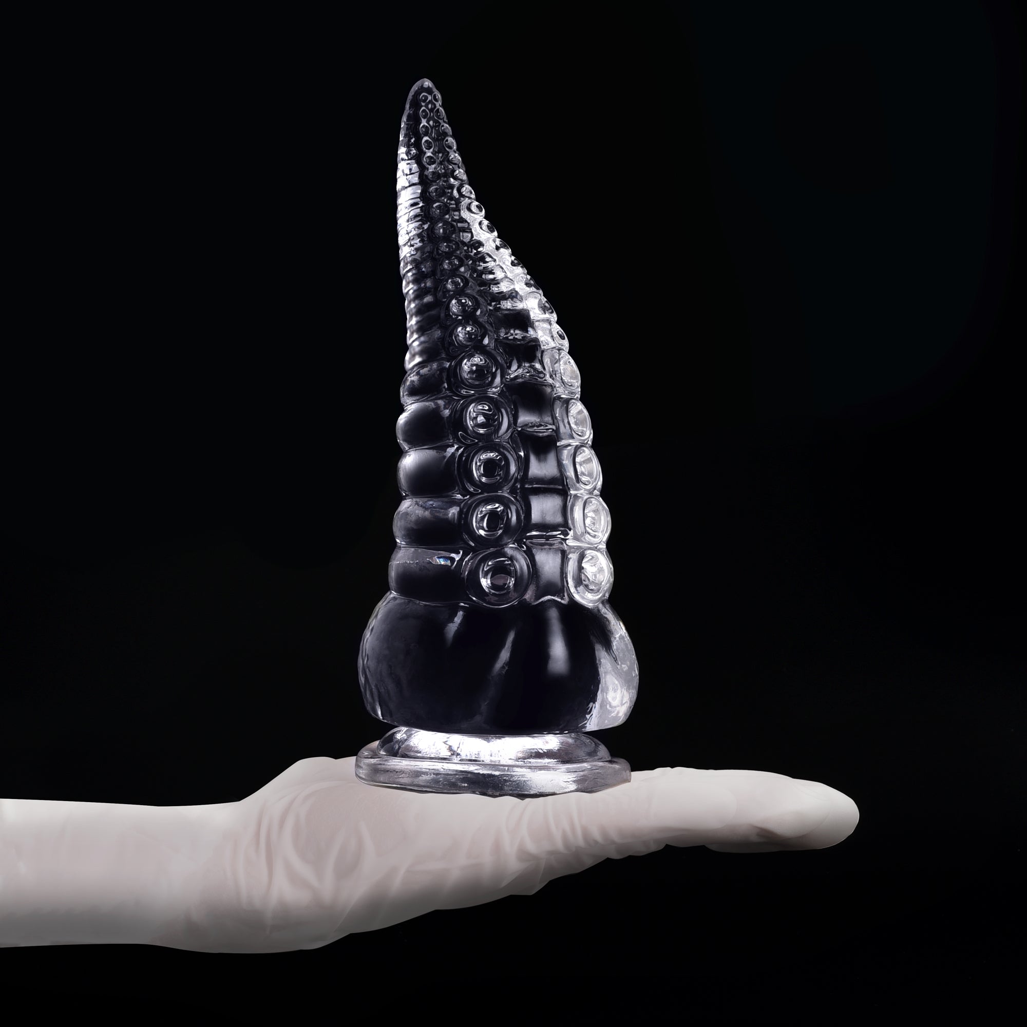 Transparenter Cthulhu Tentakel Dildo mit Saugnapf