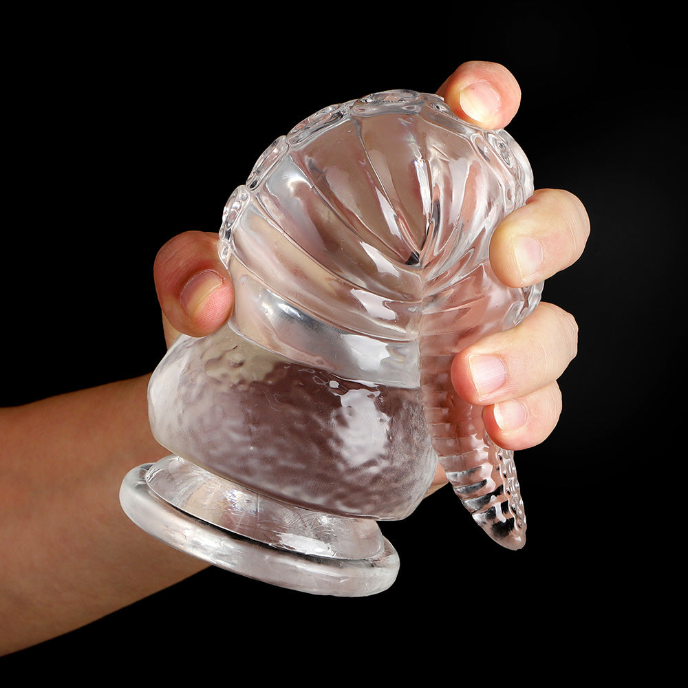 Transparenter Cthulhu Tentakel Dildo mit Saugnapf