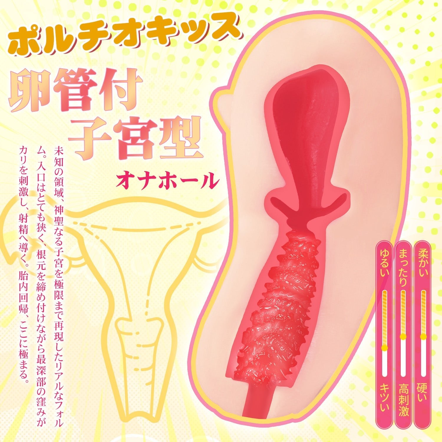 Japanische Realistischer Masturbator in Uterusform CQ
