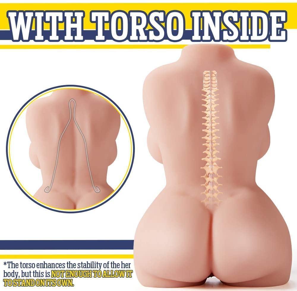 Verführerische Sex-Torsopuppe - Rose 5,5kg