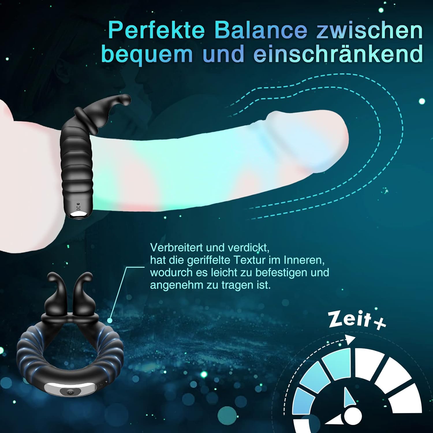 Penisring Vibrator C-förmigen designs