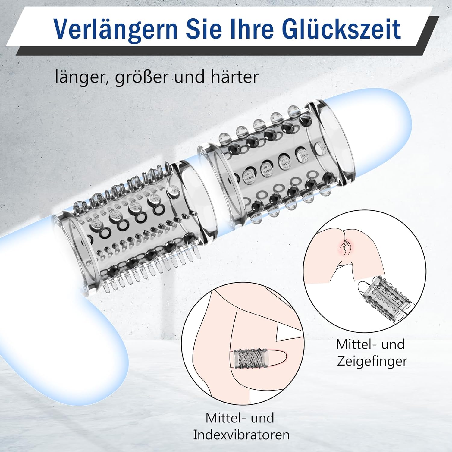 Penismanschetten 6er Pack Penis Sleeve