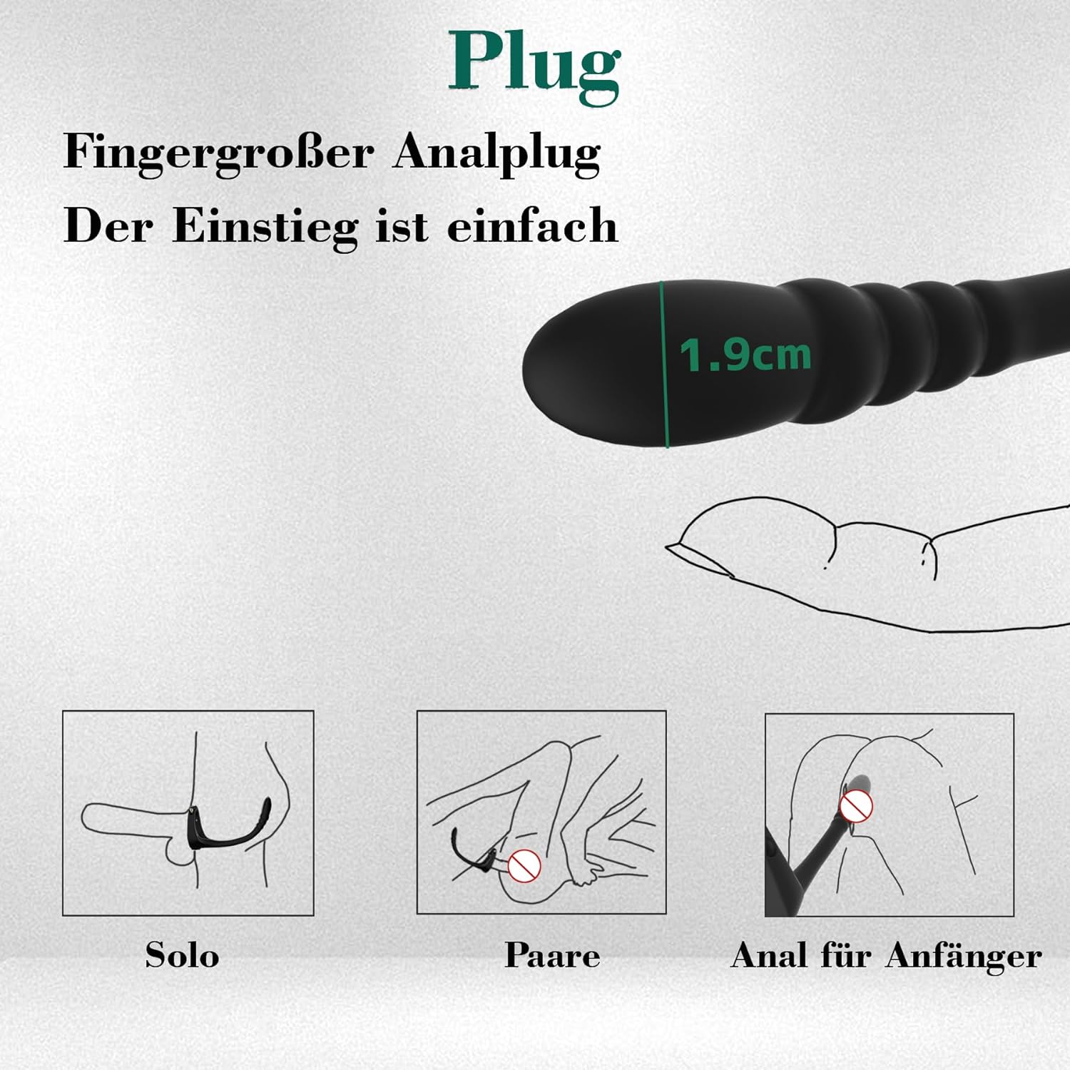 Penisring Analvibratoren Prostata Stimulation Männer