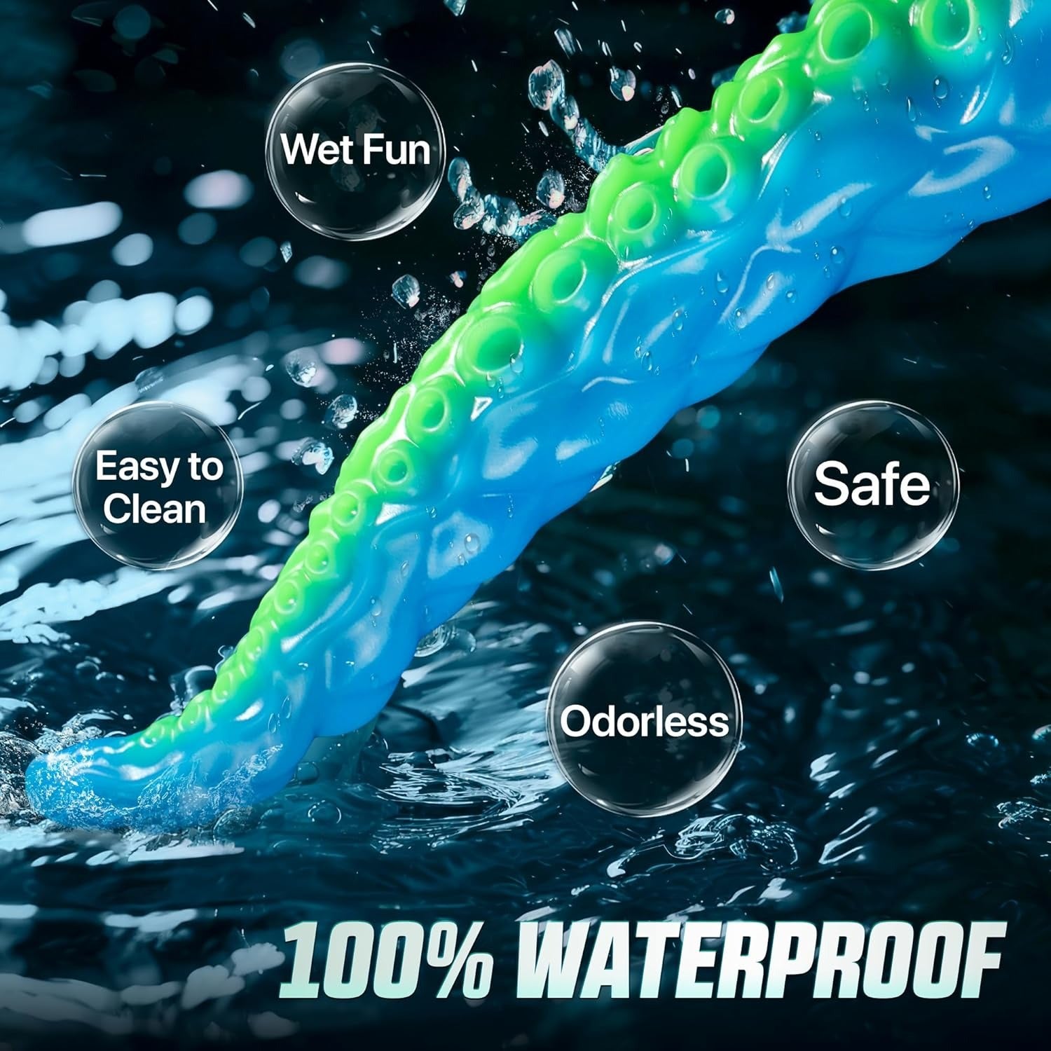 100% wasserdichter Green Goblin Dildo