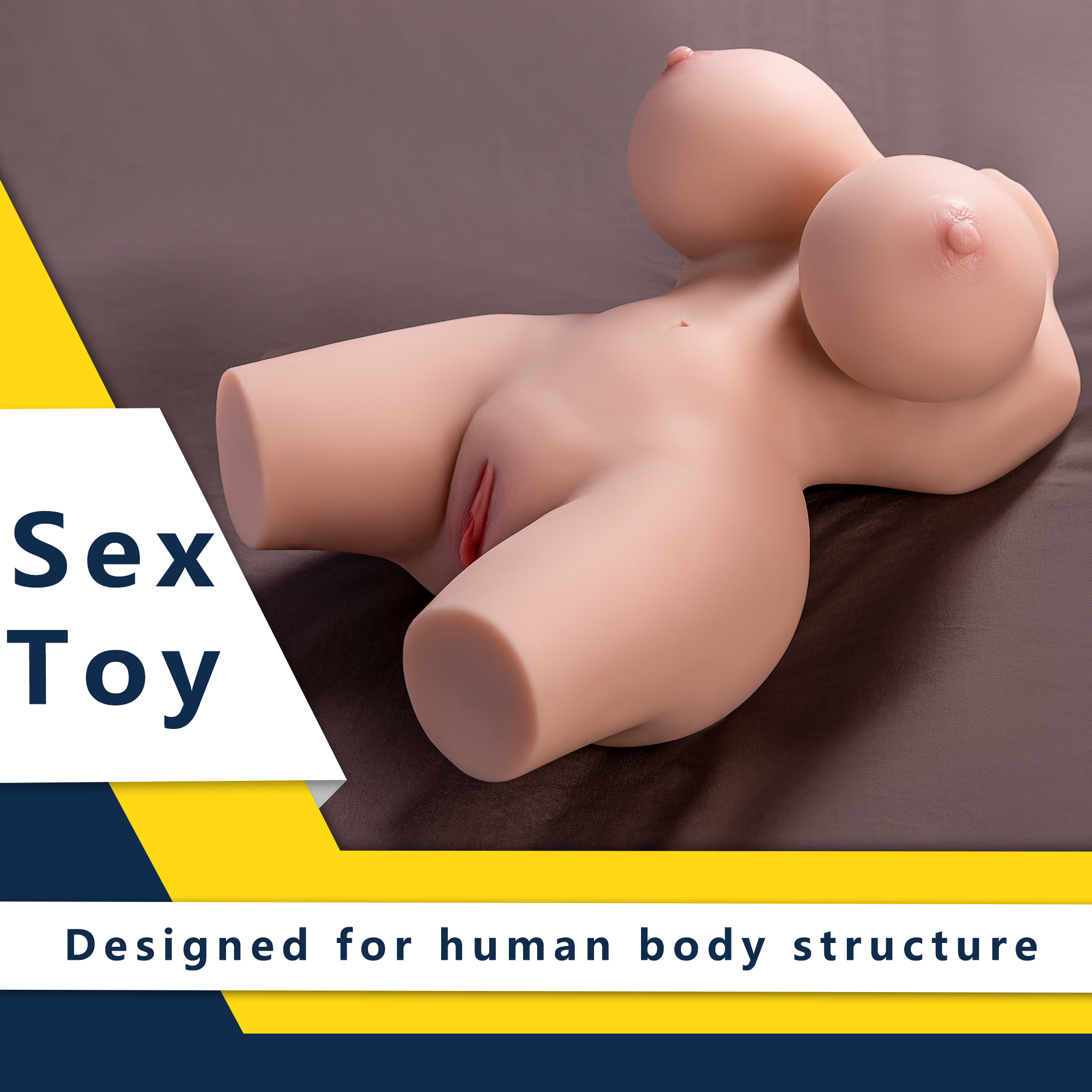 Frida Mini Tpe Bbw Männliche Realistische Sexpuppe Torso Porn, 37CM 4KG