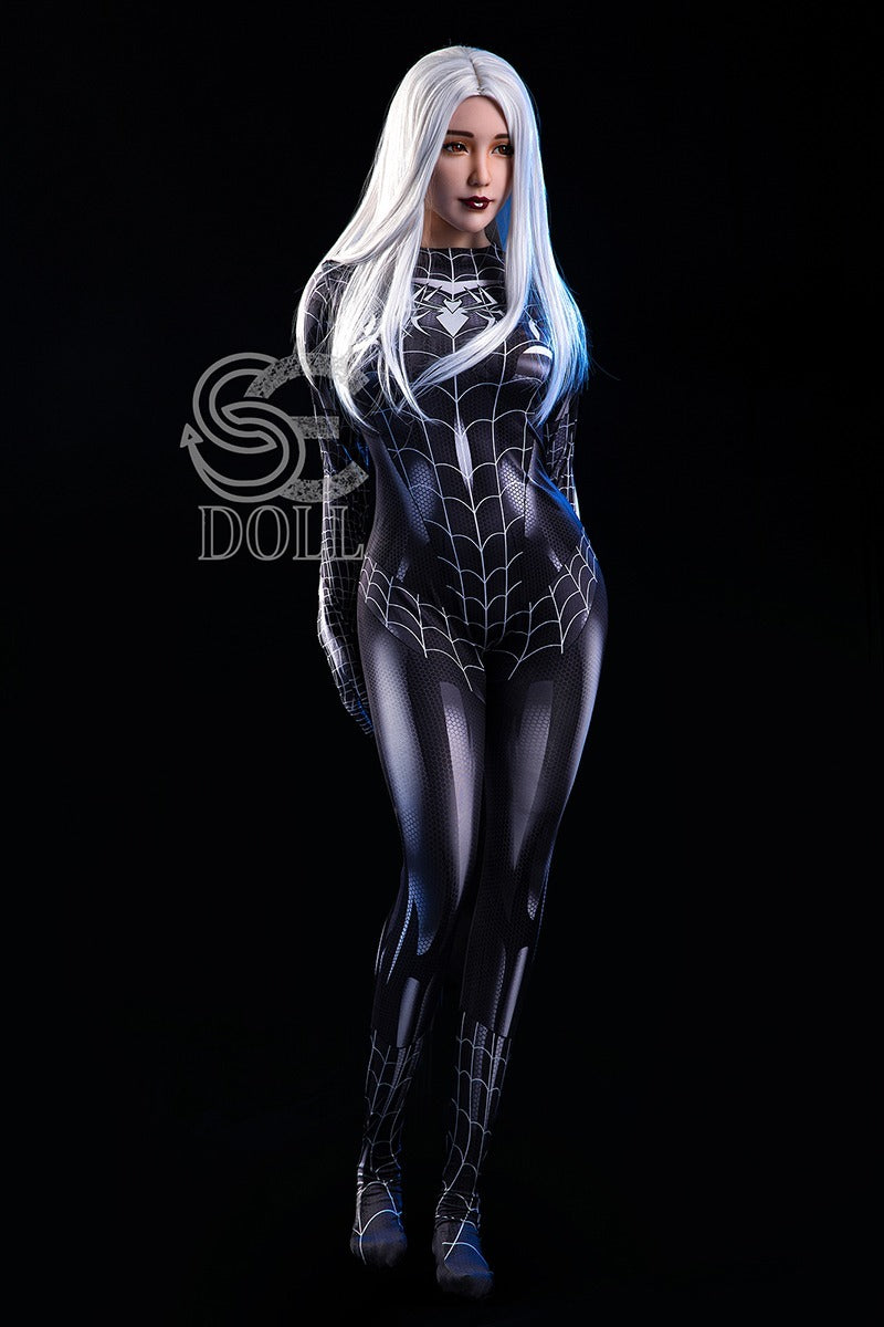 Sexpuppe im Spider-Man-Kostüm Lovedoll 163cm Kitty